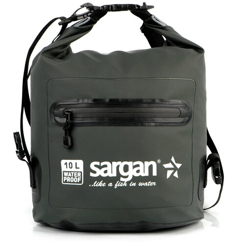 Гермосумка SARGAN пляжка, с доп. карманом темно-оливковый