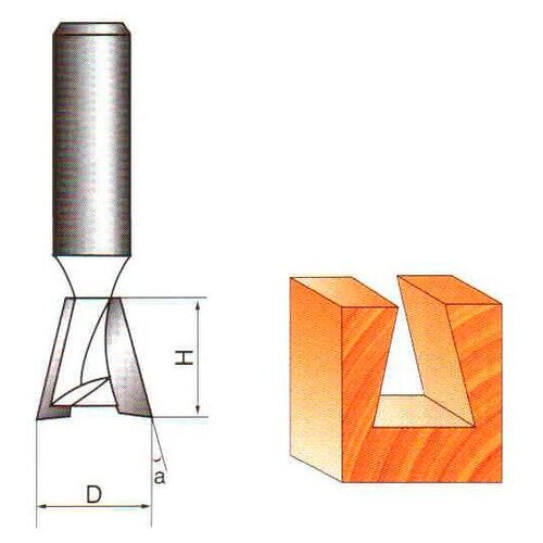 фреза globus 2215 d35 i40 d12 Фреза Globus 1006 D12 ласточкин хвост