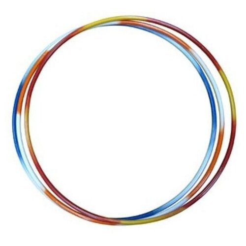 фото Обруч стальной гимнастический d 900мм утяжеленный (труба 20 мм) 1,6кг двухцветный (1108513)