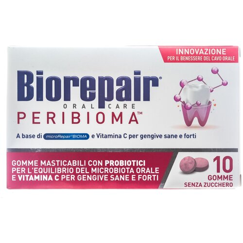 Жевательная резинка Biorepair Peribioma, 10 шт