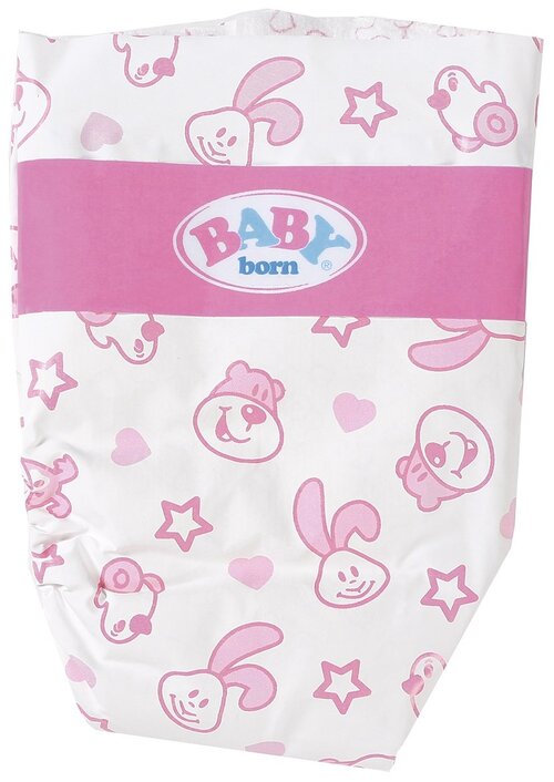 Zapf Creation Baby born 826-508 белый/розовый