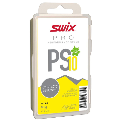 фото Мазь скольжения swix ps10, 0.06 кг yellow