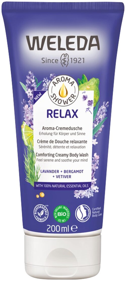 Гель для душа Weleda Relax, 200 мл, 270 г