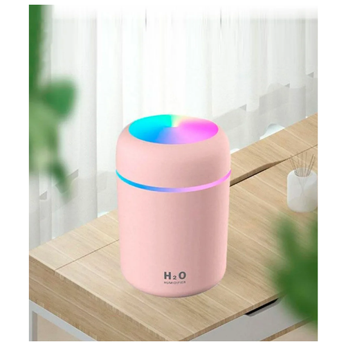 Мини-увлажнитель воздуха С подсветкой HUMIDIFIER H2O DQ серый