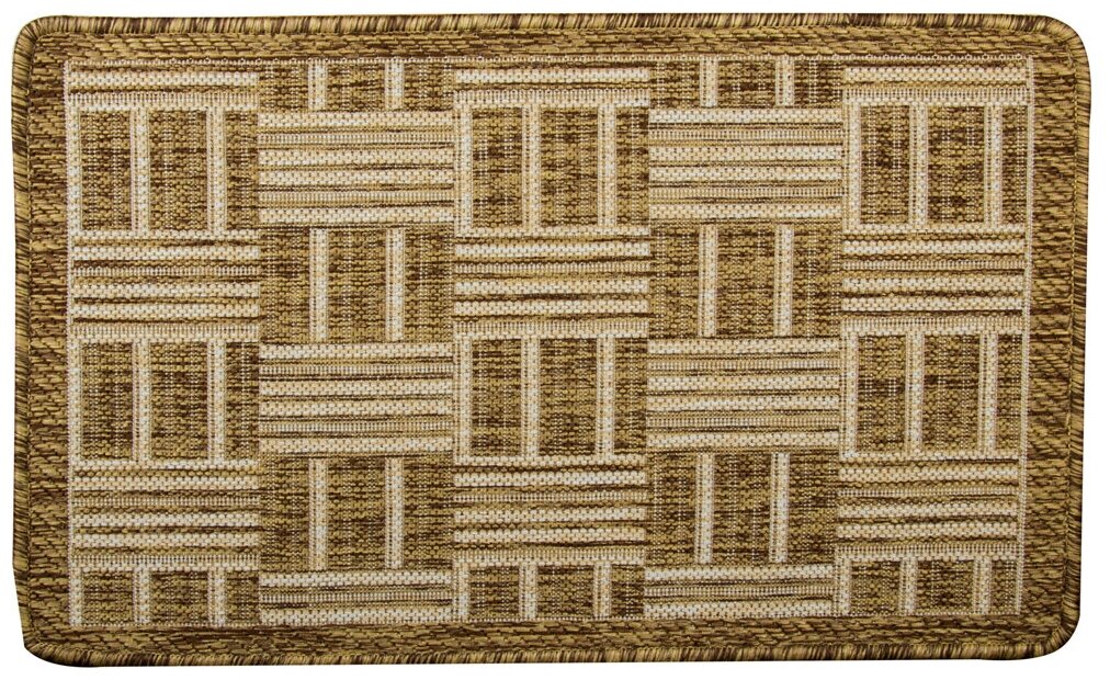 Ковер-циновка Люберецкие ковры Эко 7917-23, 1,2 x 1,7 м