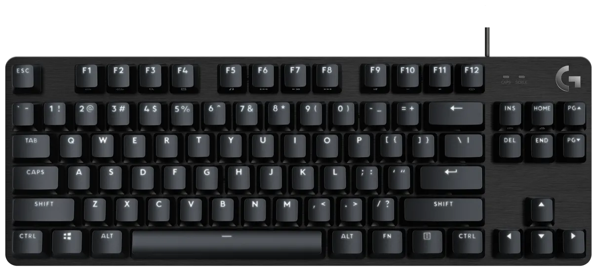 Клавиатура Logitech 920-010447 USB, 84 клавиши, чёрная - фото №1