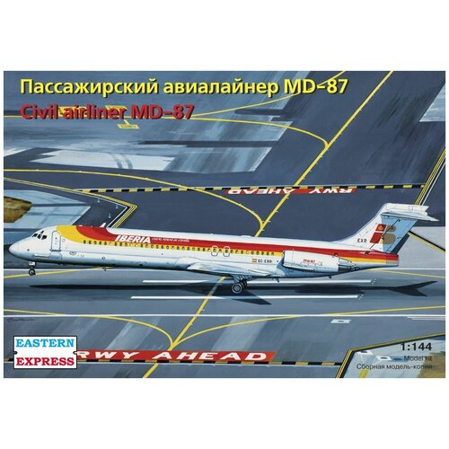 Восточный Экспресс Сборная модель Авиалайнер MD-87, 1/144