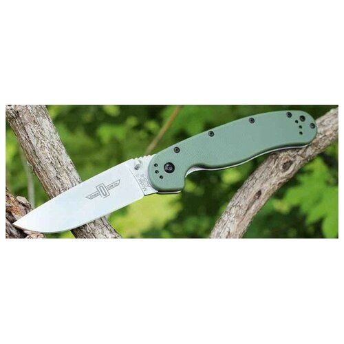 складной нож boker plus kihon assisted od green 01bo164 длина лезвия 8 5 см Складной нож Ontario RAT I OD Green