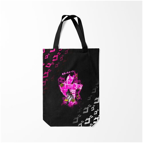 фото Сумка-шоппер / 31х42 см / аниме / jojo bizarre adventure killer queen burnettie