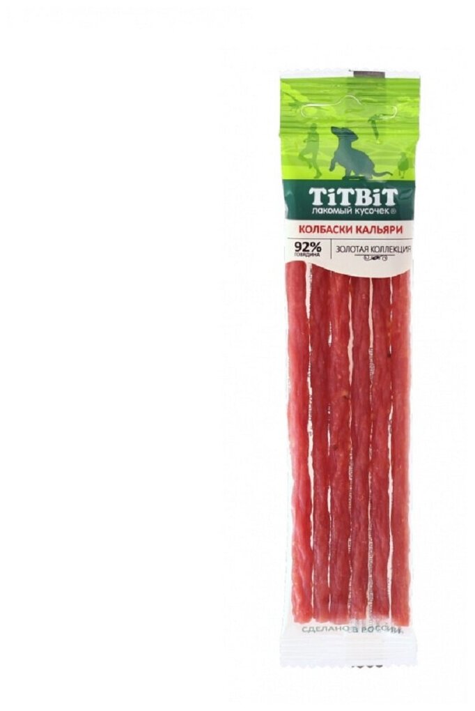 TitBit Золотая коллекция Колбаски Кальяри для собак 20г