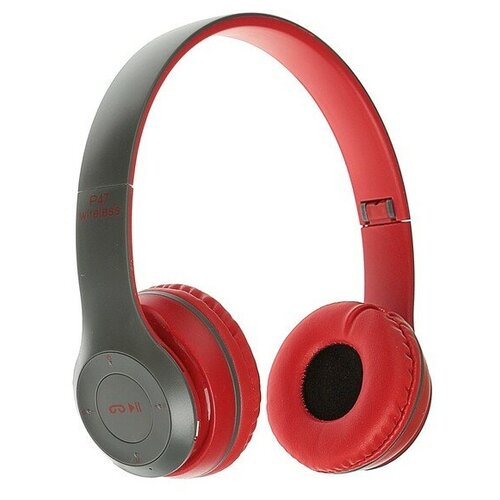 Наушники LuazON OBT 10 беспроводные накладные microUSB microSD Jack 35 мм микс 137700₽