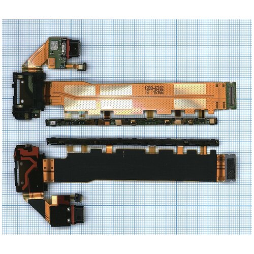 Шлейф разъема питания с микрофоном для Sony Xperia Z3+/Z4 Dual SIM D6553