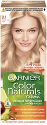 Garnier Стойкая питательная крем-краска для волос "Color Naturals", оттенок 9.1, Солнечный пляж
