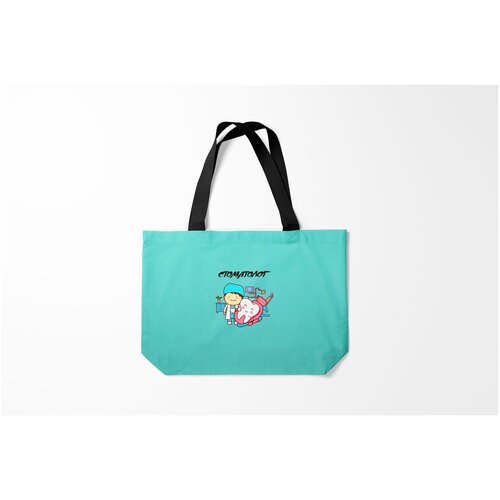 фото Сумка-шоппер / 46х35 см / медицина / все медицинские профессии стоматолог burnettie