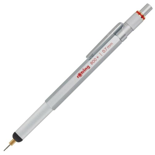 Купить Механический карандаш Rotring Автокарандаш ROTRING 800+, 0.7 мм, серебристый