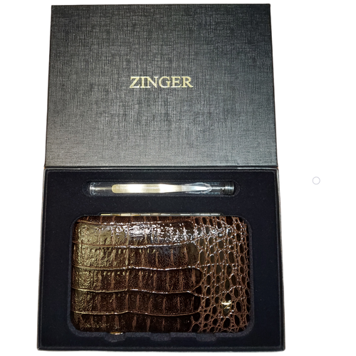 Купить Премиальный маникюрный набор Zinger, коричневый