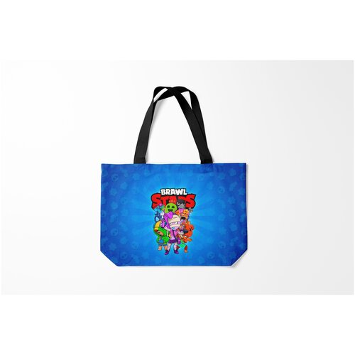 фото Сумка-шоппер / 46х35 см / геймерам / brawl stars burnettie