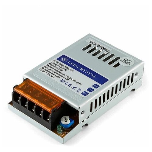 Блок питания для светодиодов 220/12V 20W, IP20