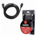 Кабель аудио-видео Sonnen Premium, HDMI (m) - HDMI (m), 3м, экранированный, 2шт. (513131) - изображение