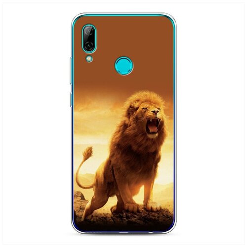 фото Силиконовый чехол "львиный рык" на huawei p smart 2019 / хуавей п смарт 2019 case place