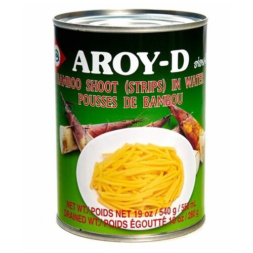 Aroy-D Ростки бамбука полосками AROY-D 540 г
