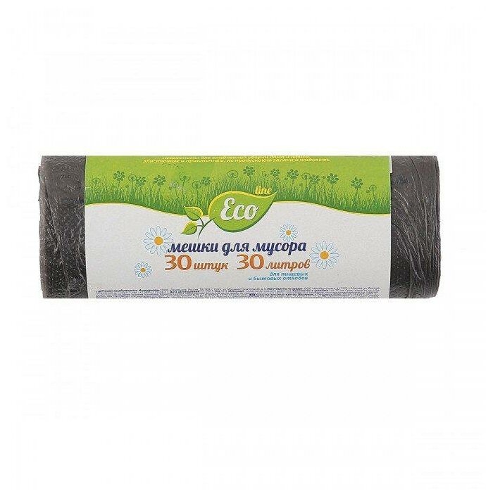 фото Мешки для мусора Русалочка "Eco Line", 30 л, 30 штук