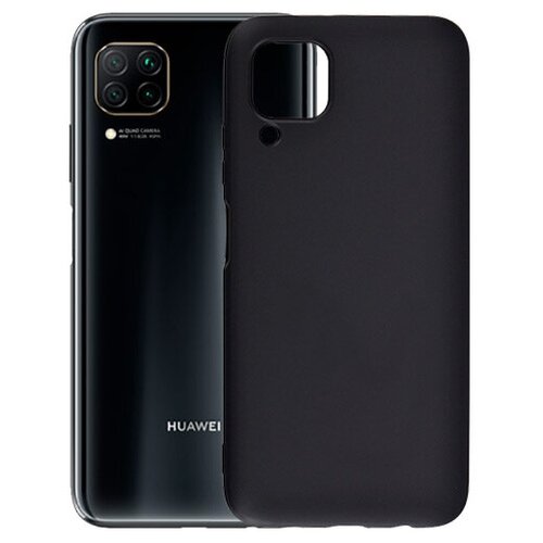 Матовый чехол MatteCover для Huawei P40 Lite силиконовый черный