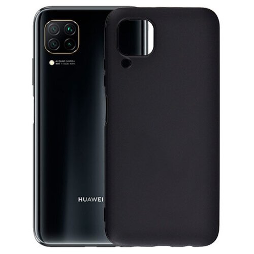 фото Матовый чехол mattecover для huawei p40 lite силиконовый черный