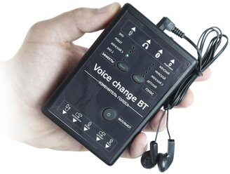 Bluetooth Voice Changer изменитель голоса - изменить женский голос на мужской, изменить голос при звонке, устройство для измен подарочная упаковка