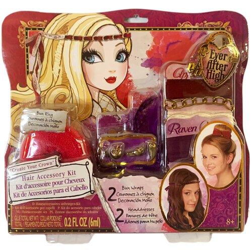 набор эвер афтер хай сериз лиззи и мальчик хантер трикастлон ever after high tri castle on cerise lizzie hunter Комплект украшений Fashion Angels, фиолетовый