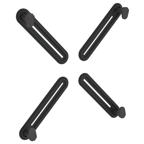 Кронштейн-адаптер для мониторов Arm Media LCD-M2, до 7кг, настольный, поворот и наклон верт.перемещ., черный [10228]