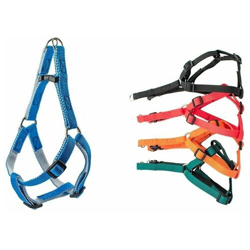 Дарэлл 031016син ECO Шлейка синтетическая Sport Quick 15мм обхват шеи 35-40см, обхват груди 40-50см