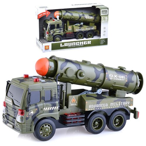 WENYI Машинка детская игрушечная / Машина военная с ракетой / WY650B 