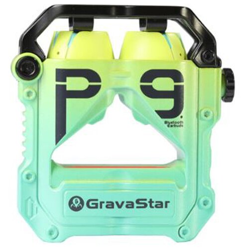 фото Беспроводные наушники с микрофоном gravastar sirius pro neon green