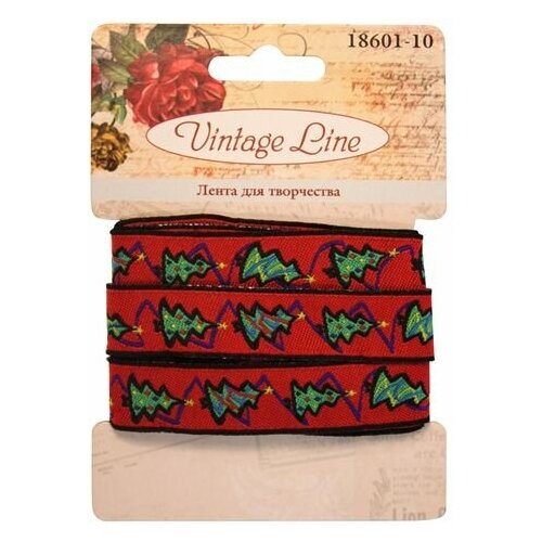 18601-10 Лента декоративная для творчества,10 мм x 1,5 м, Vintage Line