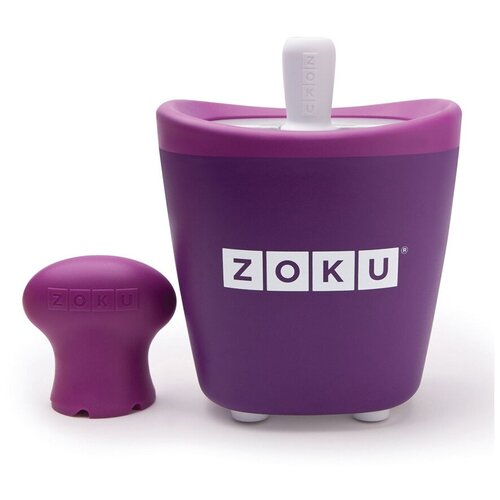 фото Набор для приготовления мороженого single quick pop maker фиолетовый zoku