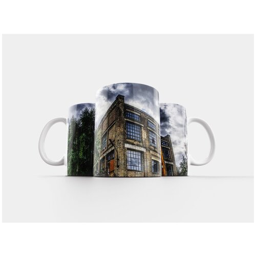 фото Кружка "промышленное здание, промышленные холл, строительство" 320 мл lotsprints