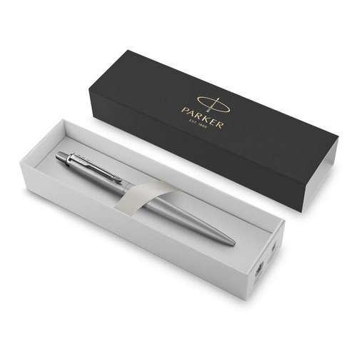 ручка подарочная шариковая jotter xl grey ct синяя parker Parker jotter xl monochrome se20 - grey ct, шариковая ручка, m