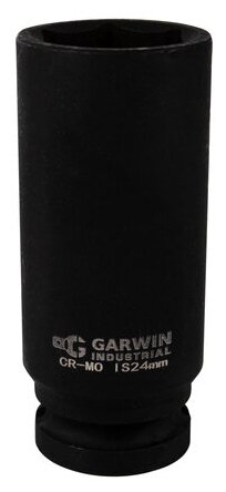 GARWIN PRO 620272-27 Головка торцевая ударная глубокая 1/2", 6 гр, 27 мм