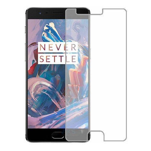 OnePlus 3 защитный экран Гидрогель Прозрачный (Силикон) 1 штука oneplus 9r защитный экран гидрогель прозрачный силикон 1 штука