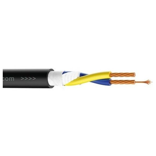 Roxtone HFSC225 кабель спикерный, гибкий, 2 x 2.5 мм², D: 9.5 мм, цвет: черный