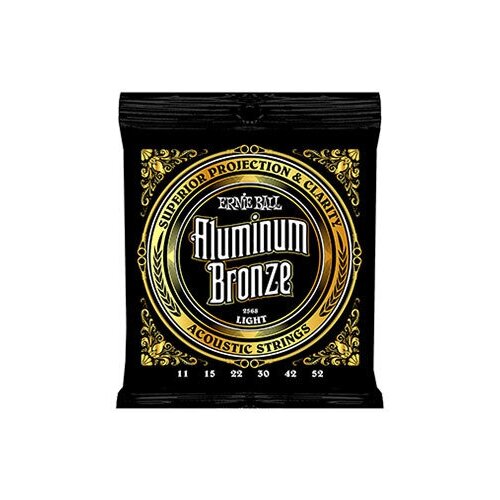 фото Ernie ball 2568 струны для акустической гитары aluminum bronze light