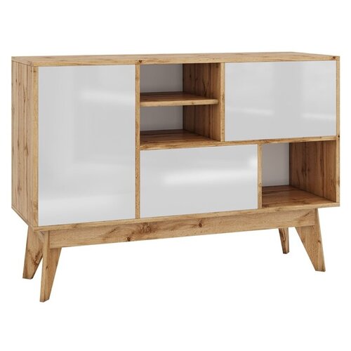 Тумба Хелен 2212 Melania дуб ватан/ бетон чикаго 810*1150*400