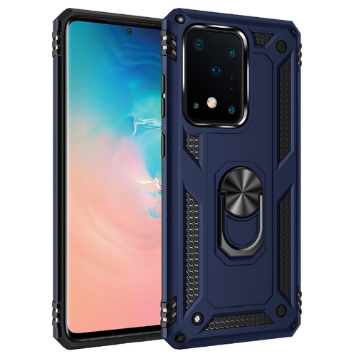 фото Чехол-бампер mypads для samsung galaxy s20 ultra 5g противоударный усиленный ударопрочный синий