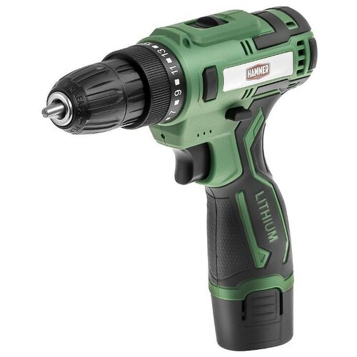 Hammer Дрель Шуруповерт Аккум дрель ACD12C 12В 1x15Ач LiION 10мм 0-350 0-1350об мин 26 Нм 824158 476500₽