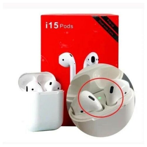 Беспроводные TWS наушники с микрофоном Bloom Technology i15 Premium Original наушники для телефона IPhone Android bluetooth 50 50000₽