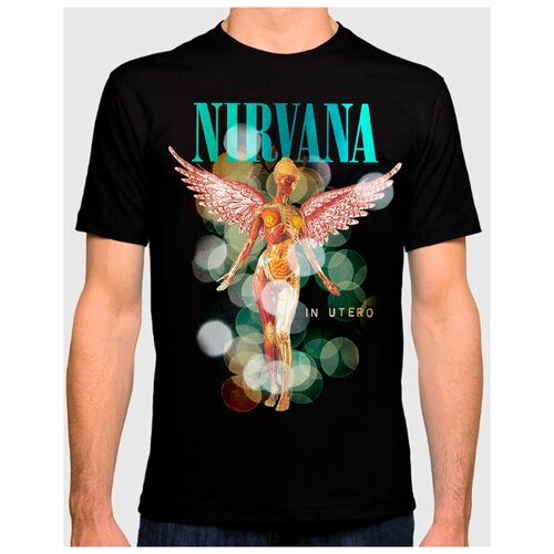 Футболка DreamShirts Nirvana Мужская черная XS DREAM SHIRTS черный  