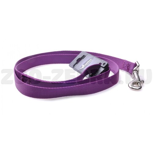 Papillon Нейлоновый поводок 10мм-120см, фиолетовый (Nylon lead, 10 mm x 120 cm, colour purple) 170301, 0,033 кг papillon нейлоновый поводок рок н ролл 20мм 120см серый nylon lead 20 mm x 120 cm x trm rock n roll colour grey 170369