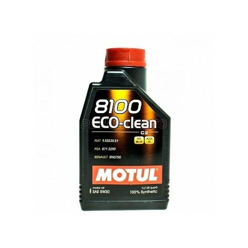 фото Масло моторное синтетическое motul 8100 eco-clean 5w30 1л