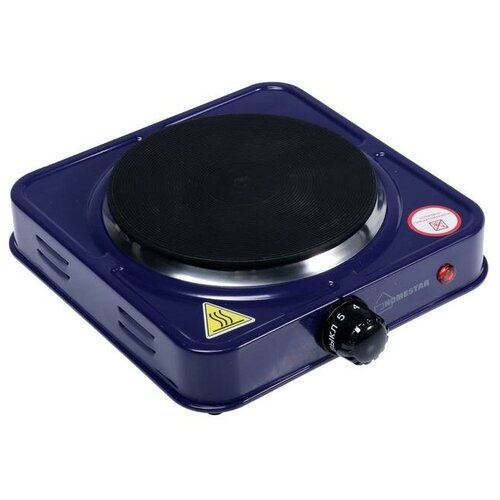 Плитка электрическая HOMESTAR HS-1102 1000 Вт 1 конфорка цвет сапфир 193800₽